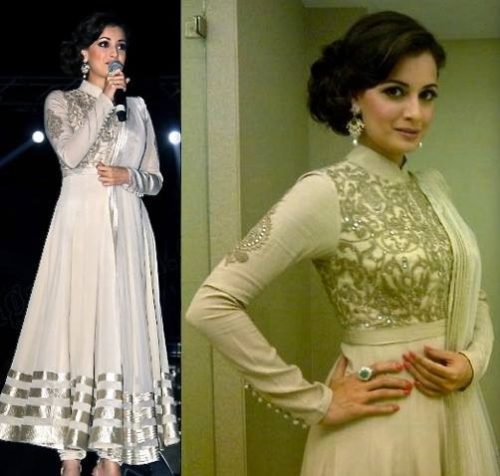 Dia Mirza In Designers Outfit