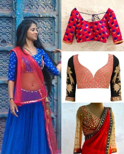 Saraswati Chandra Kutchi work blouse