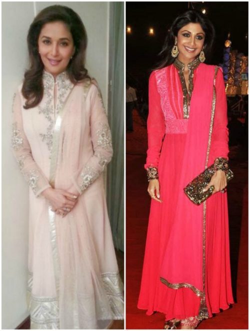 Collar neck Anarkali eid collection