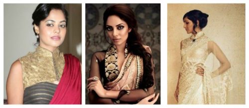 designer collar neck blouse