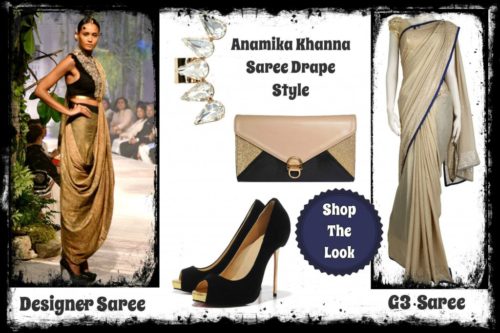 anamika khanna saree draping