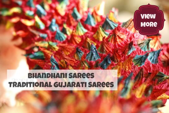 View All Sarees Collection bhandhani gujarati saree draping
