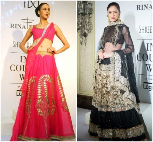 Rina Dhaka Indian culture week collection