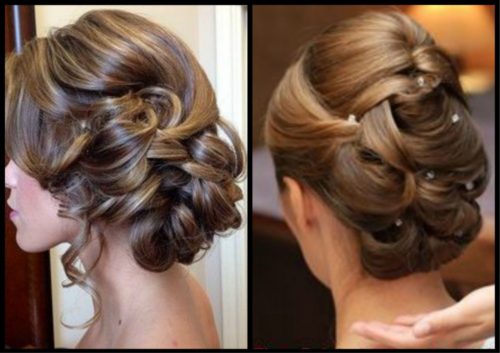 Bun hair up do ideas