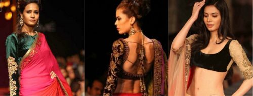 Embroidery velvet blouse