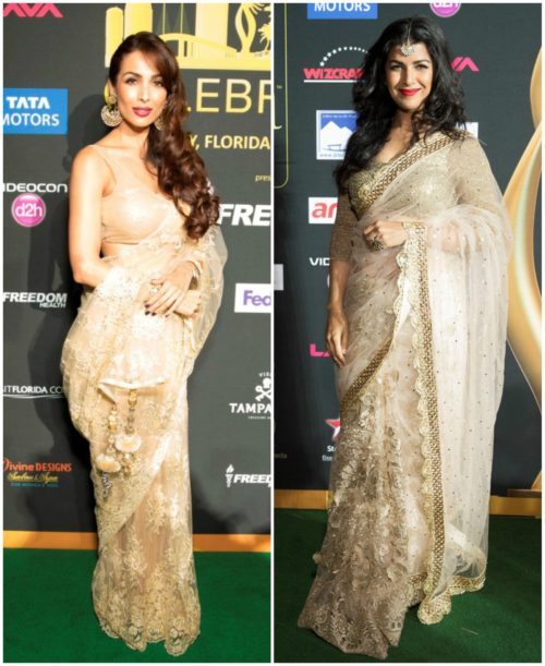 malaika arora khan iifa award saree