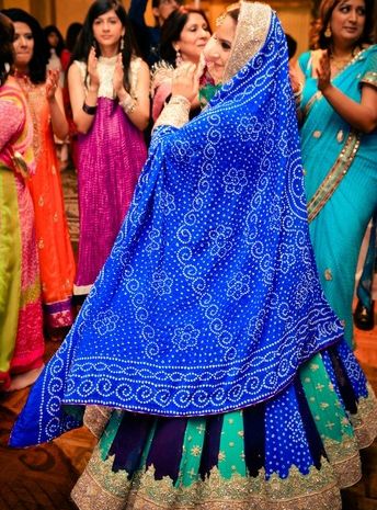 Bandhani lehenga choli