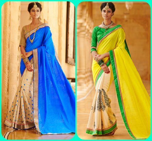 bhagalpuri silk sarees in festive wear