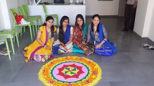 G3fashions.in Rangoli making