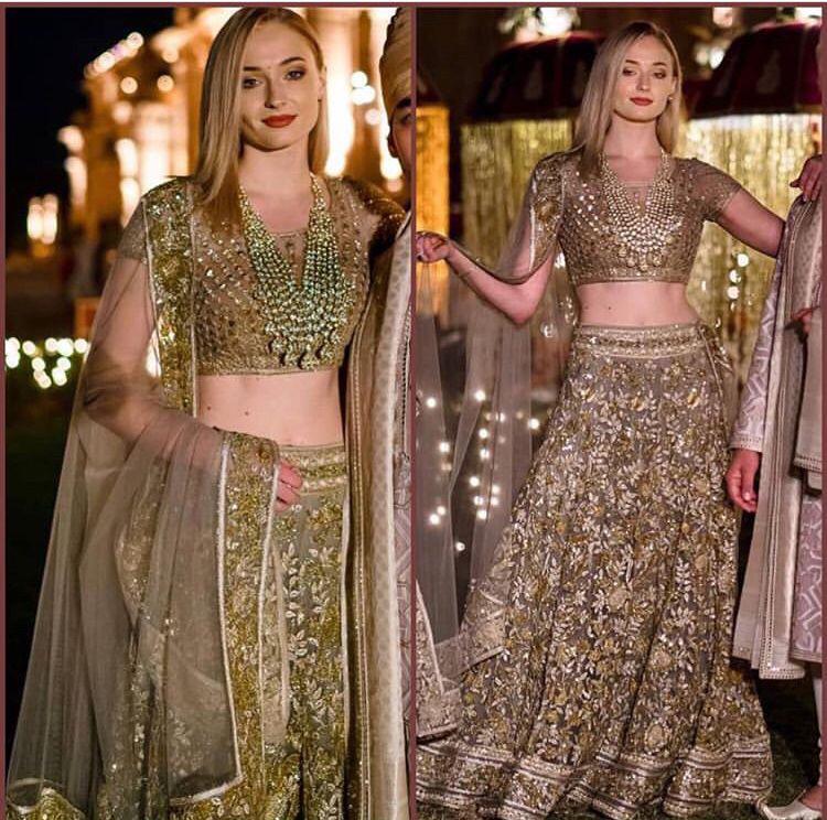 Sophie Turner in Indian Ethnic Wear