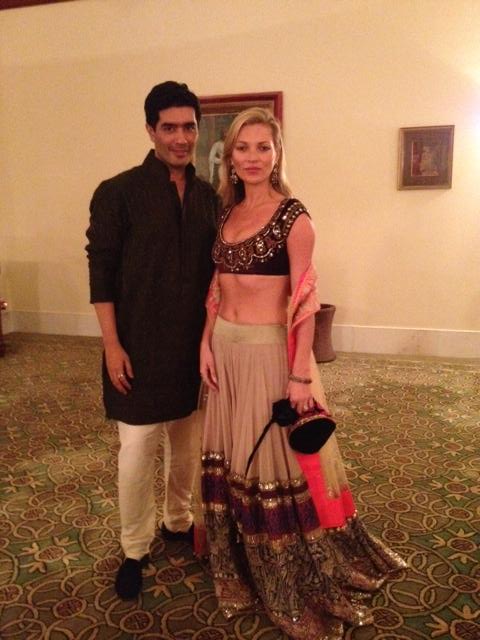 kate moss and Manish Malhotra