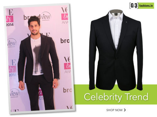 Siddhart Malhotra in Blazer