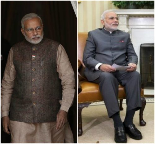 Narendra Modi in his personal Style Dress-up