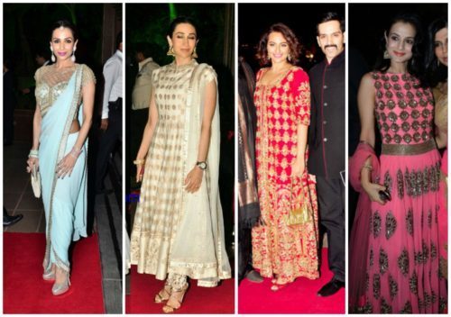 Arpita Khan Reception Guests arrive in Ethnic
