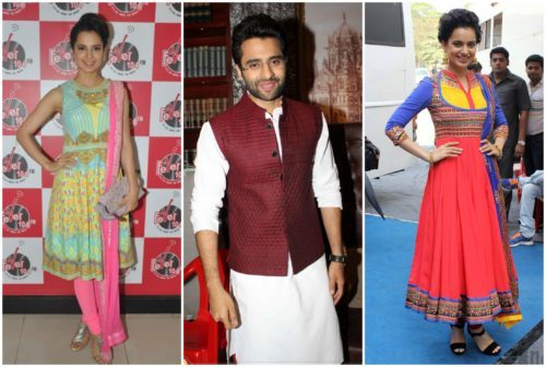 Kangana Ranaut and Jackky Bhagnani at their movie promos