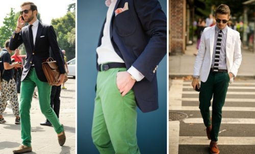 Green Cotton Trouser