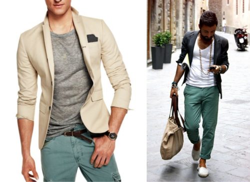 Mens Casual Cotton Trouser