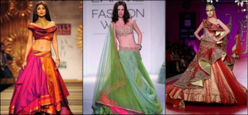 Asymmetric Lehenga Choli