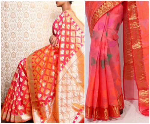 Banarasi organza saree