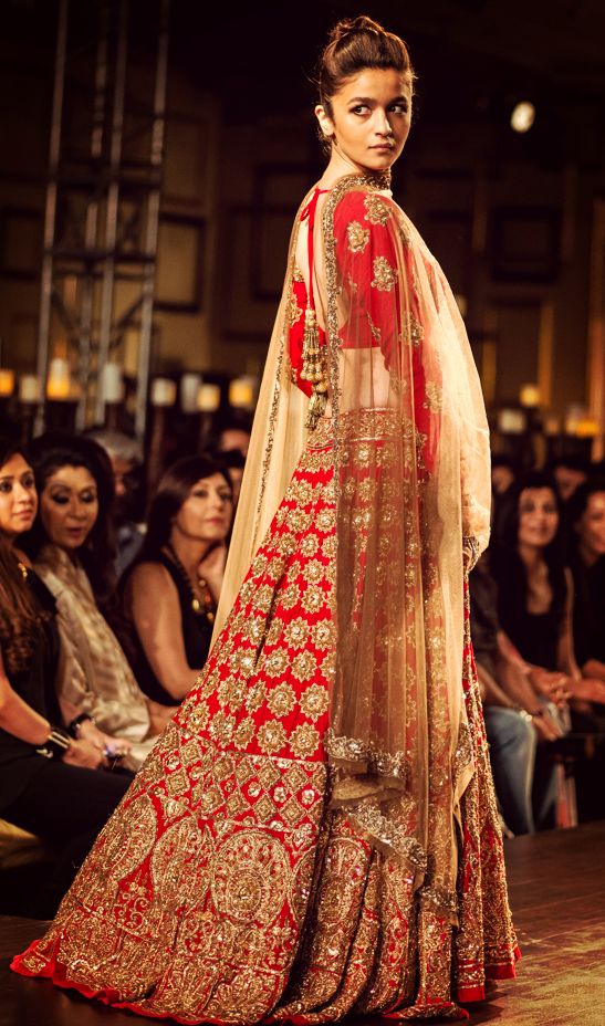 Alia Bhatt in Manish malhotra Lehenga choli