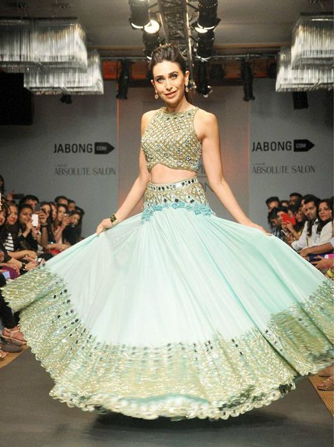 Karishma Kapoor in Flared Lehenga Choli