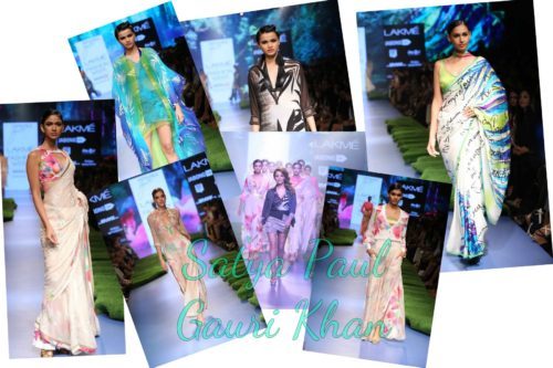 Gauri khan for satya paul at LFW 2015