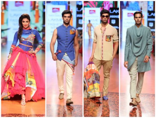 Chitrangada Singh walks for Tarun Tahiliani at LFW 2015