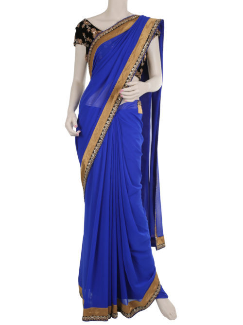 Designer lehenriya print saree