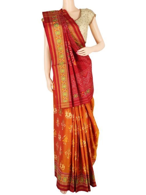 Traditional silk saree for brides