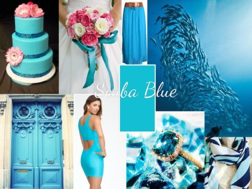 Scuba blue fashion colour trend
