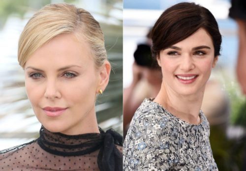 Charliez Theorn and Rachel Wiesz at Cannes 2015