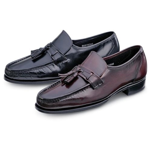 Leather loafers