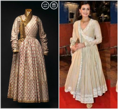 Angrakha Pattern Anarkali Salwar kameez