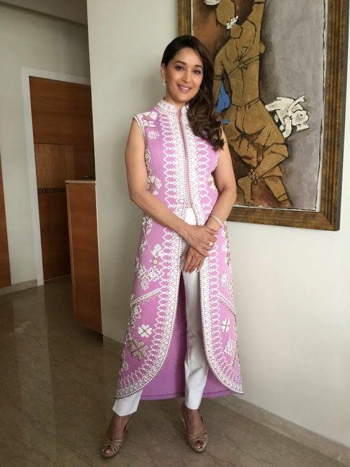 Madhuri Dixit Nene Indo Western Salwar Kameez