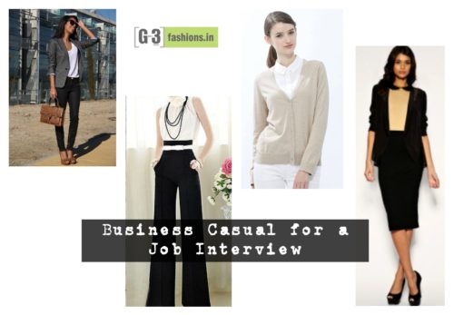 Business casual for women on a job interview