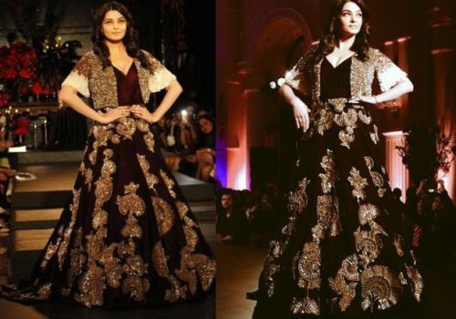 Aishwarya Rai walks for Manish Malhotra at AICW 2015