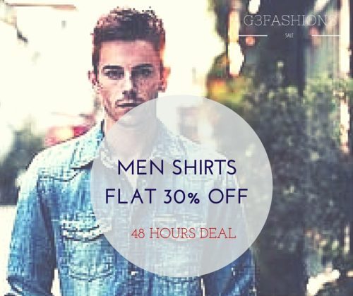 Mens Shirts Flat 30% Off