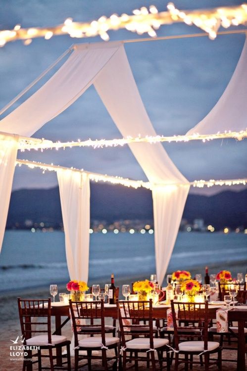 beach wedding decoration