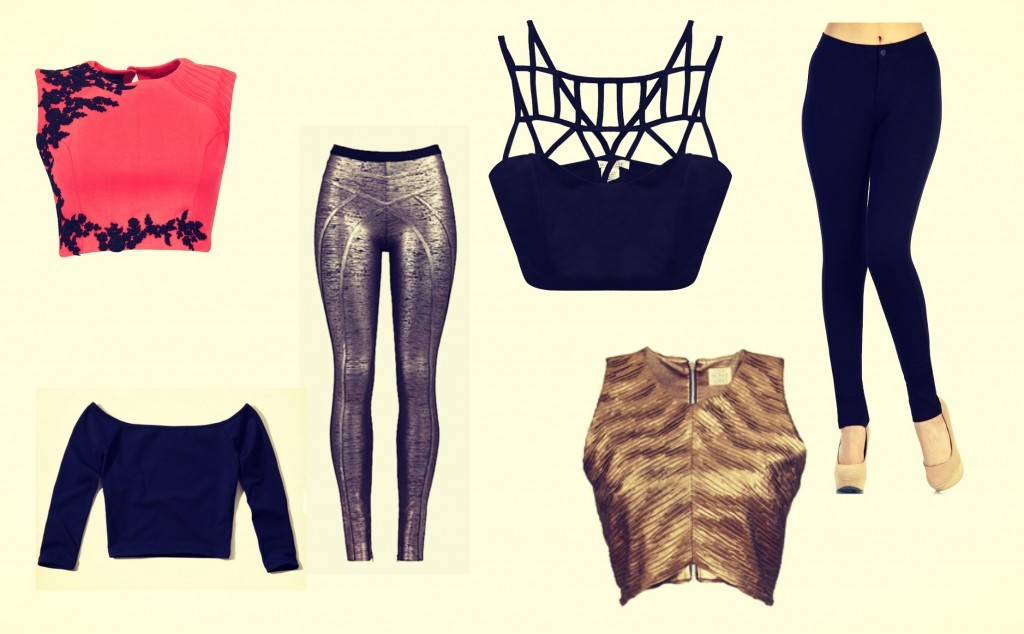 Crop top and jeggings