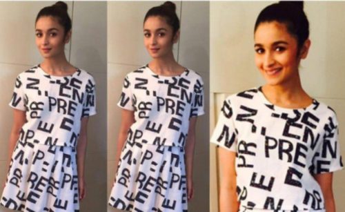 Alia Bhatt in funky print style
