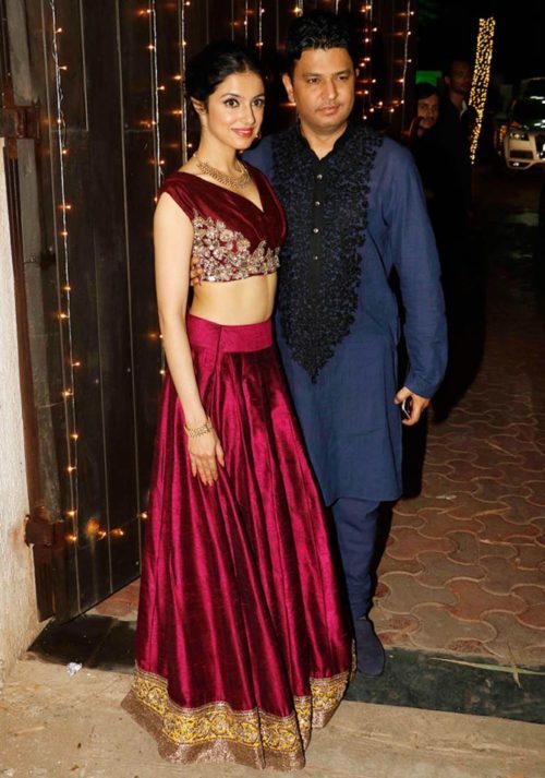 Divya Khosla Kumar with her husband