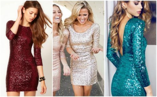 Sequin dres