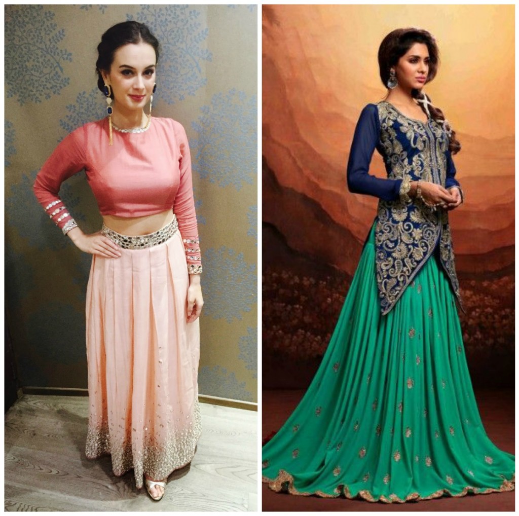 how to make lehenga from saree, recycle saree