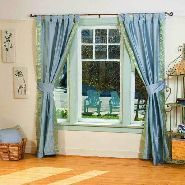 Saree Curtain saree curtain, DIY Saree Curtain