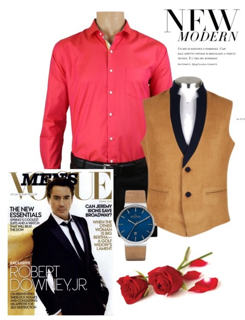 Red shirt outfit for valentines day