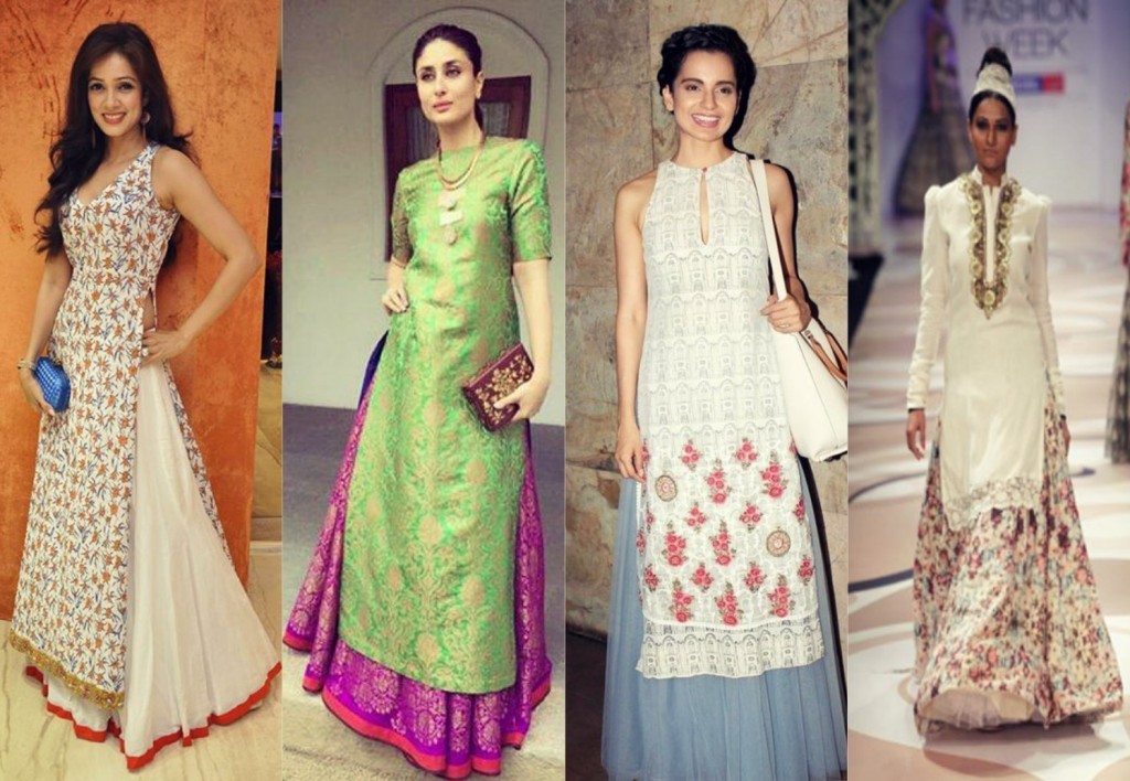 Kurti with Lehenga & Skirts Kurti with lehenga, kurti with skirt