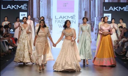 Shruti Hassan walked the ramp for Anushree Reddy's LFW Summer 2016