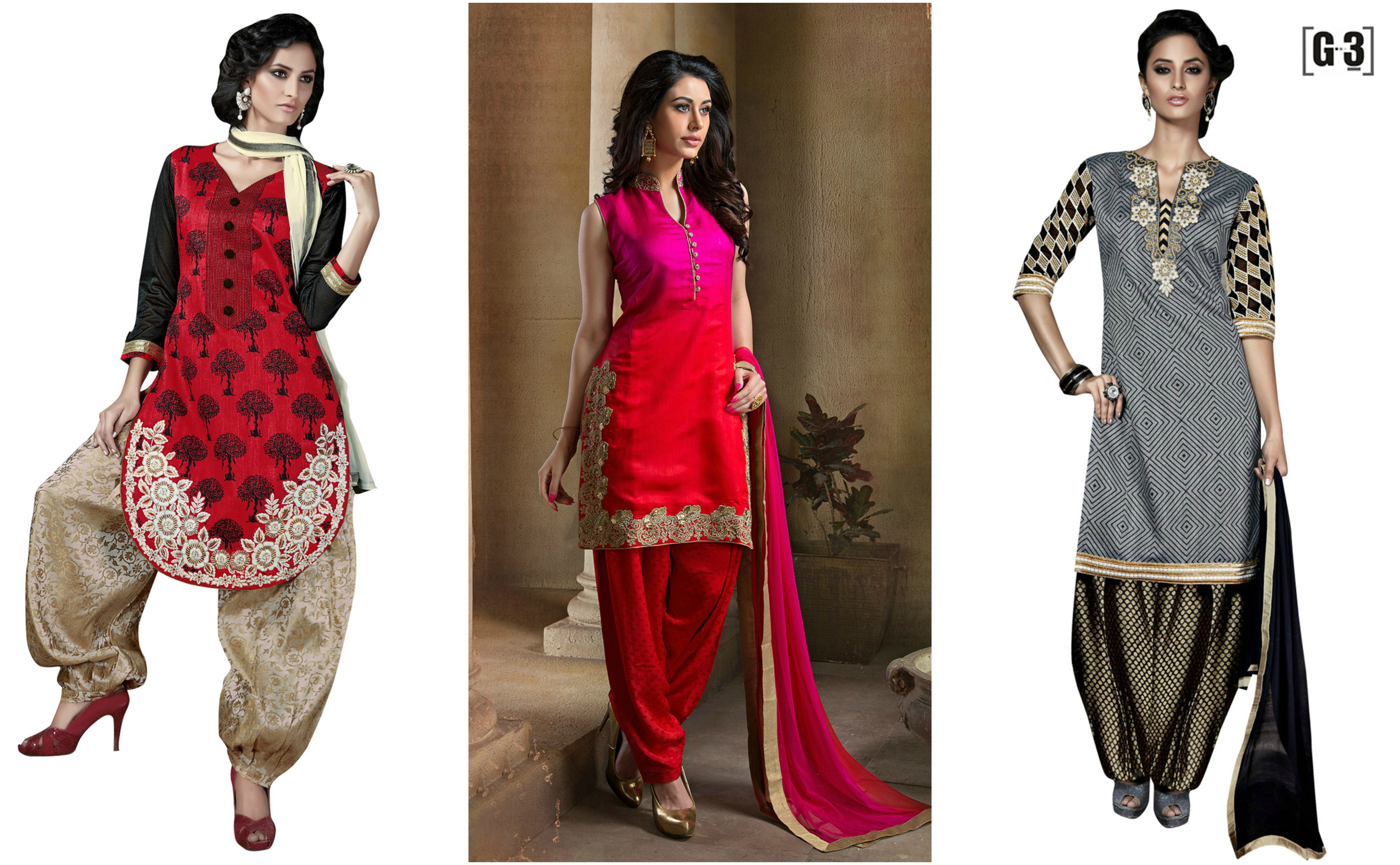 View more Punjabi Style Salwar Kameez's and Dupattas