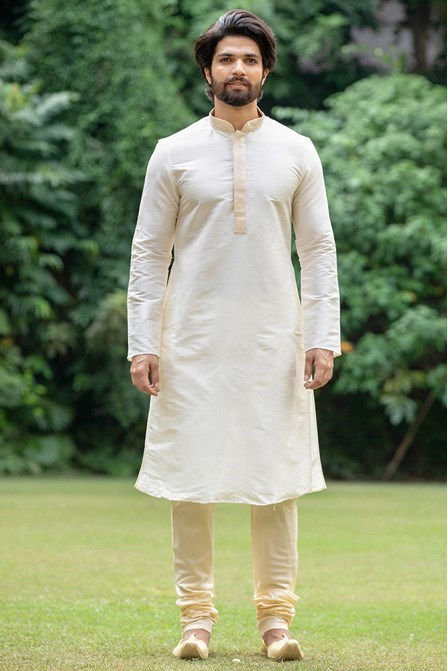 White kurta pyjama for mens