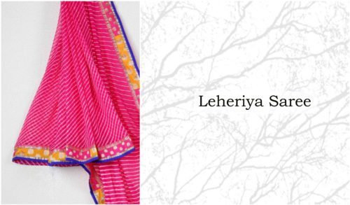 leheriya saree